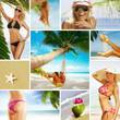 beach collage