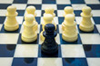 Photo: chess pieces on a chess board chess pieces on a chess board