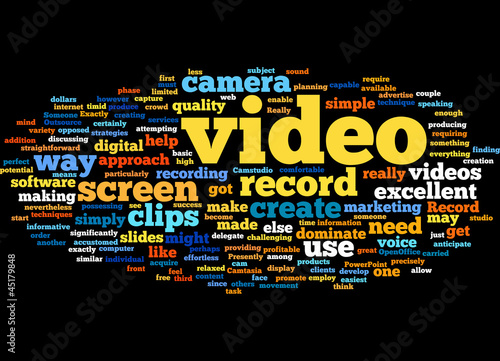 Vector: Dominate Video Marketing Concept Dominate Video Marketing Concept