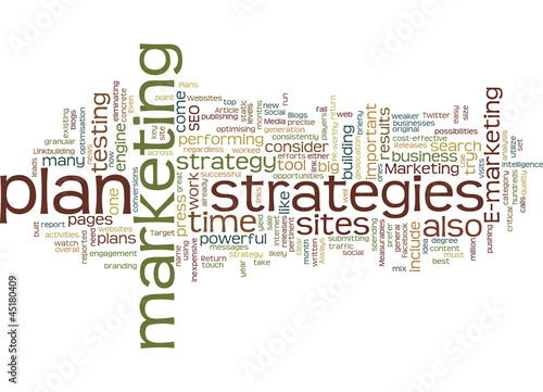 Vector: E-Marketing planning Concept E-Marketing planning Concept
