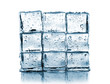 Photo: wall made of ice cubes wall made of ice cubes