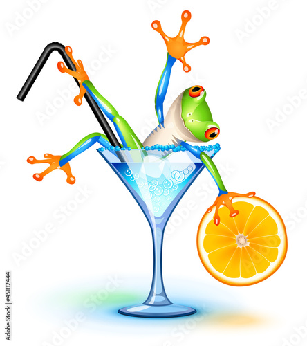 Vector: Cocktail Frog Cocktail Frog
