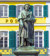 The Beethoven Monument on the Munsterplatz in Bonn