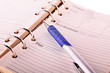 Open notebook and pen