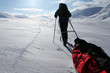 Foto: Wintertrekking auf dem Kungsleden Wintertrekking auf dem Kungsleden