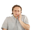Photo: Young man with tooth ache Young man with tooth ache