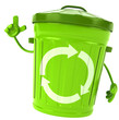 Green trash