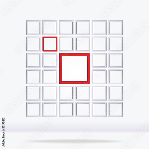 Vector: Abstract geometrical square background Abstract geometrical square background