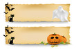 Vector: Halloween banners Halloween banners