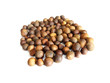 Tea grains over white
