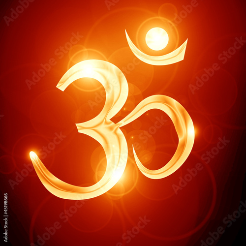 Illustration: Om symbol Om symbol