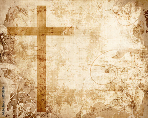 Photo: Cross on parchment Cross on parchment