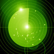Green radar screen
