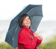 umbrella 02/Frau mit Regenschirm