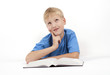 boy with the book