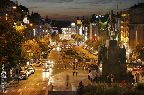 Photo: The Wenceslas Square, Prague The Wenceslas Square, Prague