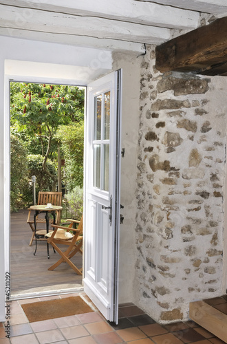 Photo: porte ouverte sur terrasse porte ouverte sur terrasse