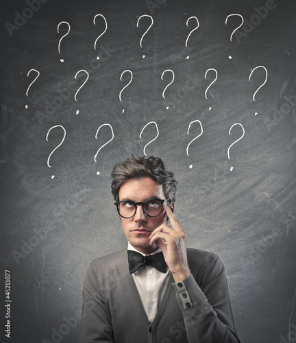 Photo: Doubtful Man Doubtful Man