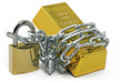goldbarren mit schloss