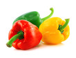 Photo: Red,green and yellow bell peppers Red,green and yellow bell peppers