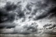 Dramatic stormy clouds.