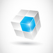 Vetor: 3D Business Cube 3D Business Cube