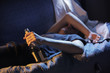 Photo: Teen alcohol addiction concept Teen alcohol addiction concept