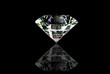 Diamond isolated on black