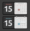 Vector: Countdown Calendar Countdown Calendar