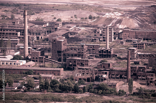 Photo: Decaying Industrial Landscape Decaying Industrial Landscape