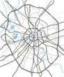 Moscow roads map