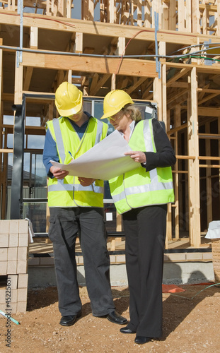 Photo: at the construction site at the construction site