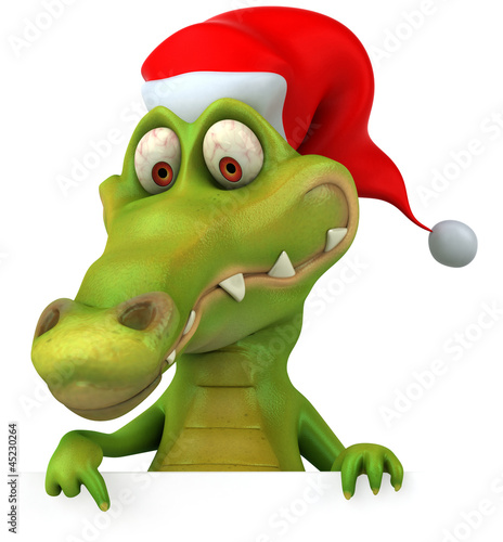Illustration: Fun crocodile Fun crocodile