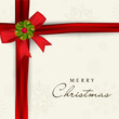 Merry Christmas gift card or greeting card. EPS 10.