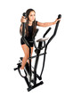 Isolated fitness girl