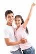 Happy teenagers