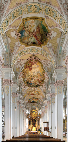 Photo: Interior of the Holy Spirit Church in Munich, Germany Interior of the Holy Spirit Church in Munich, Germany