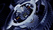 Animation of gears working together, another scene