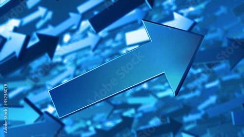 Illustration: 3D Arrows background 3D Arrows background