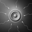 Illustration: Passionate about music concept Passionate about music concept