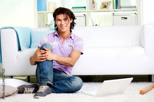 Photo: Guy at home Guy at home