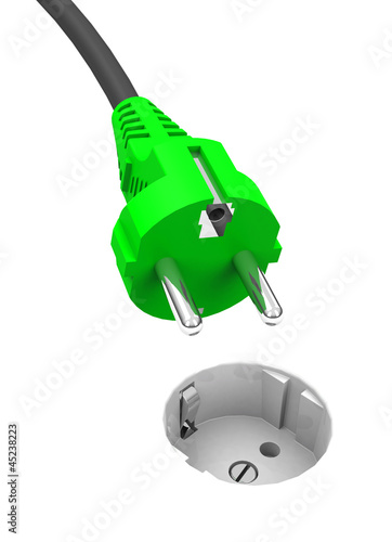 Illustration: Der grüne Strom Der grüne Strom