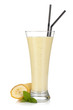 Banana milk smoothie