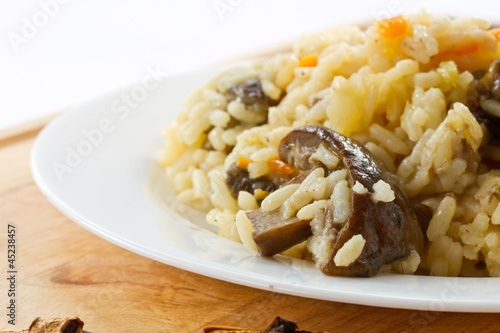 Photo: pilaf with mushrooms pilaf with mushrooms