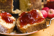 Traditional Polish Cake with apple marmelade