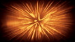 Abstract background with gold waves