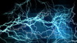 Background with electric energy arcs