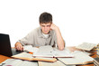 tired student