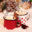 Heisse Schokolade mit Marshmallows