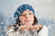 Winter happiness and carefree
